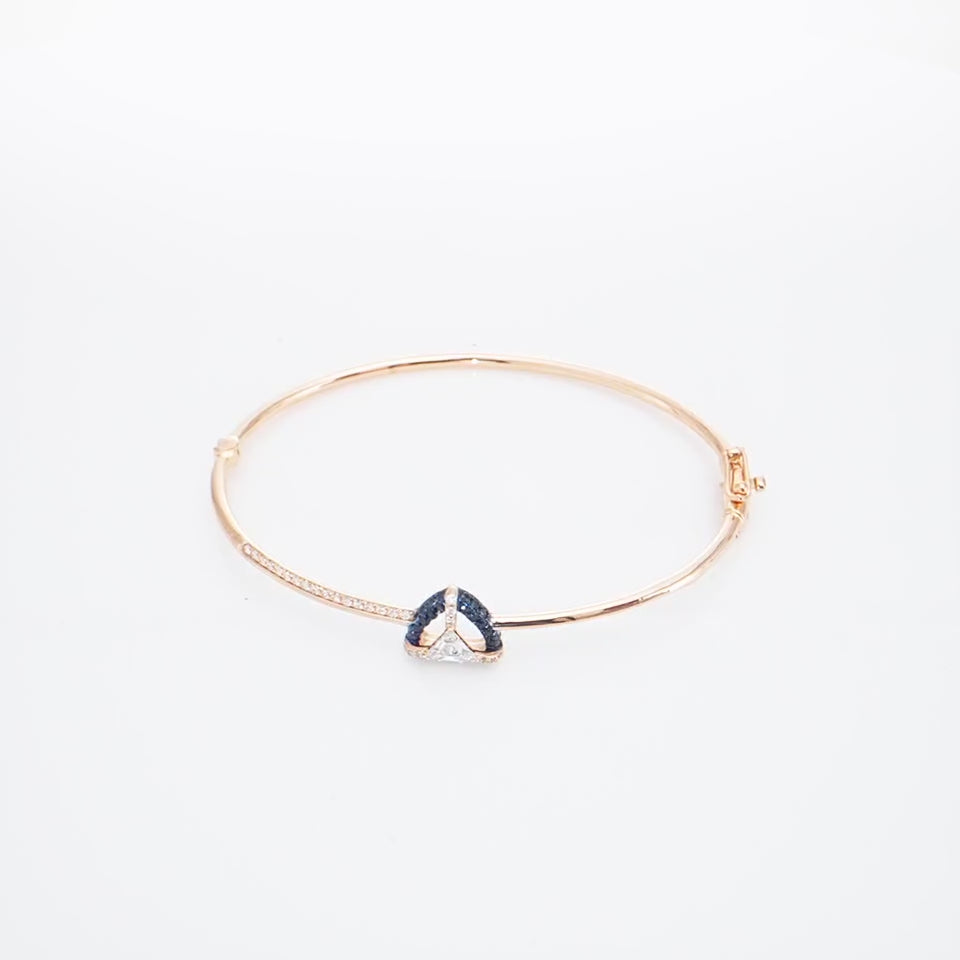 Modern Mosaic Diamond Bracelet