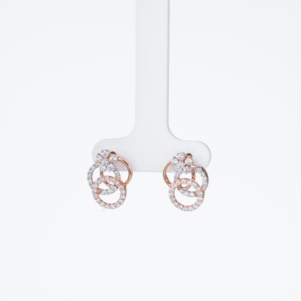 Enchanted Ringlet Diamond Earrings