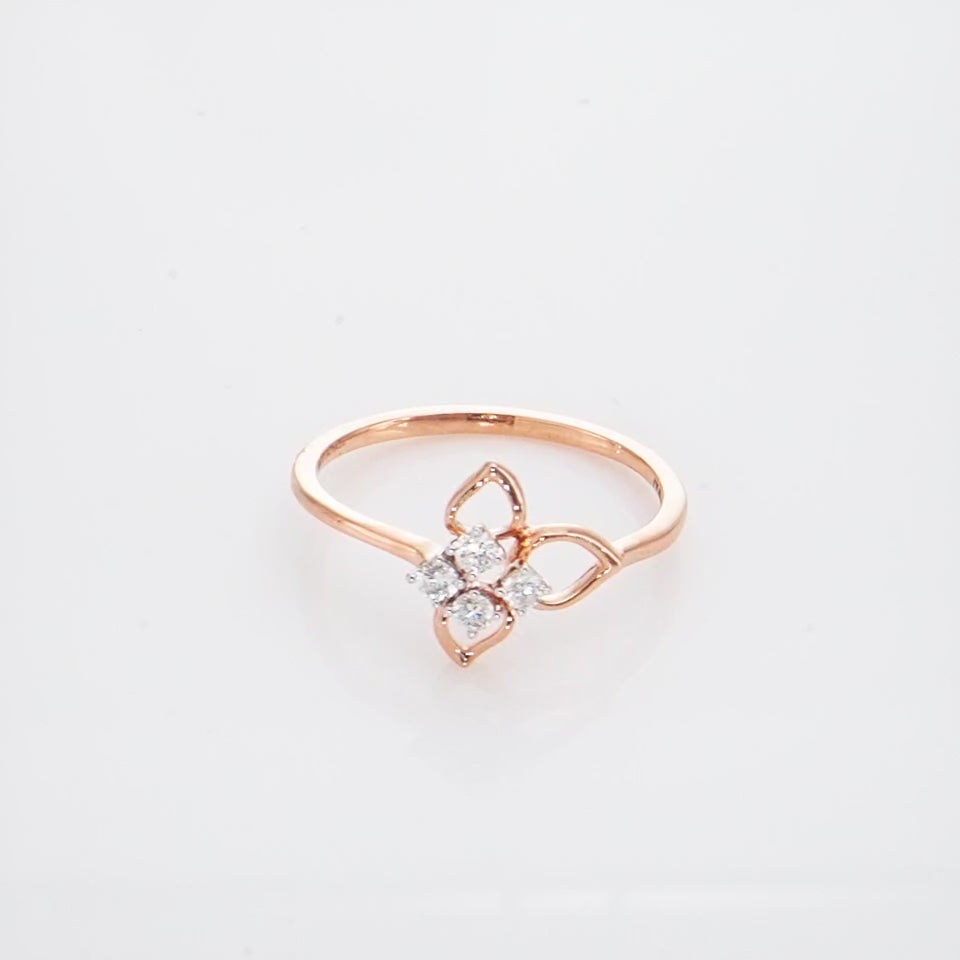 Petal Promise Diamond Finger Ring