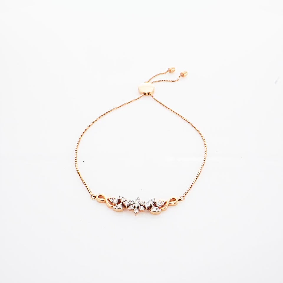 Classic Cluster Diamond Bracelet