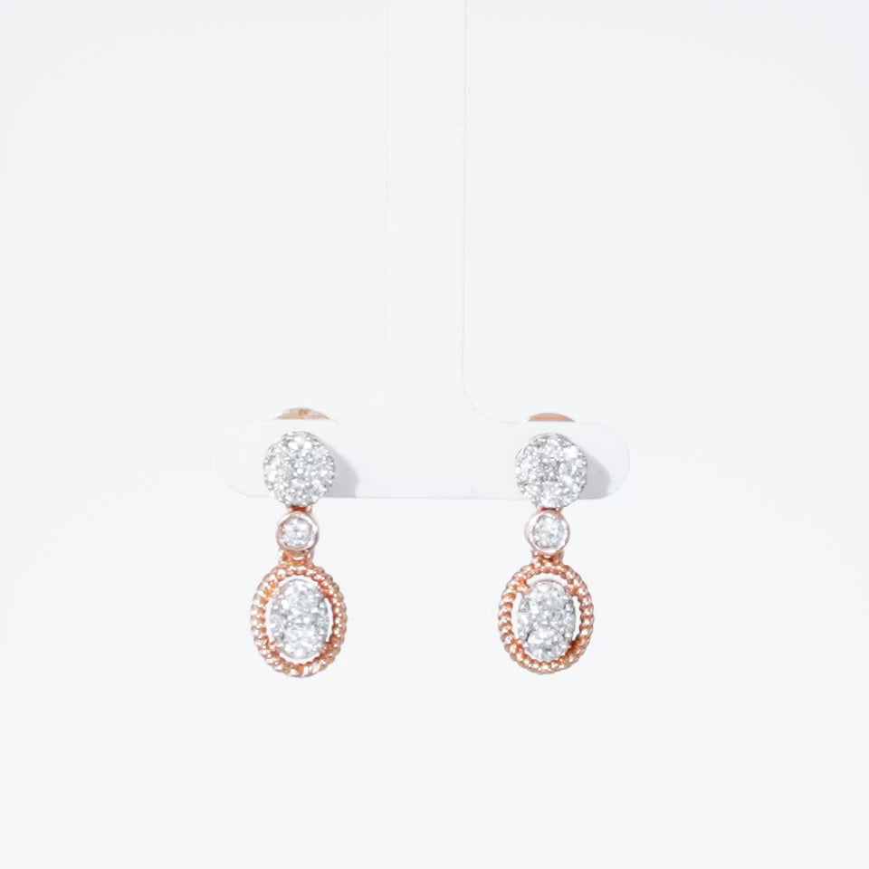 Regal Ovals Diamond Necklace Set