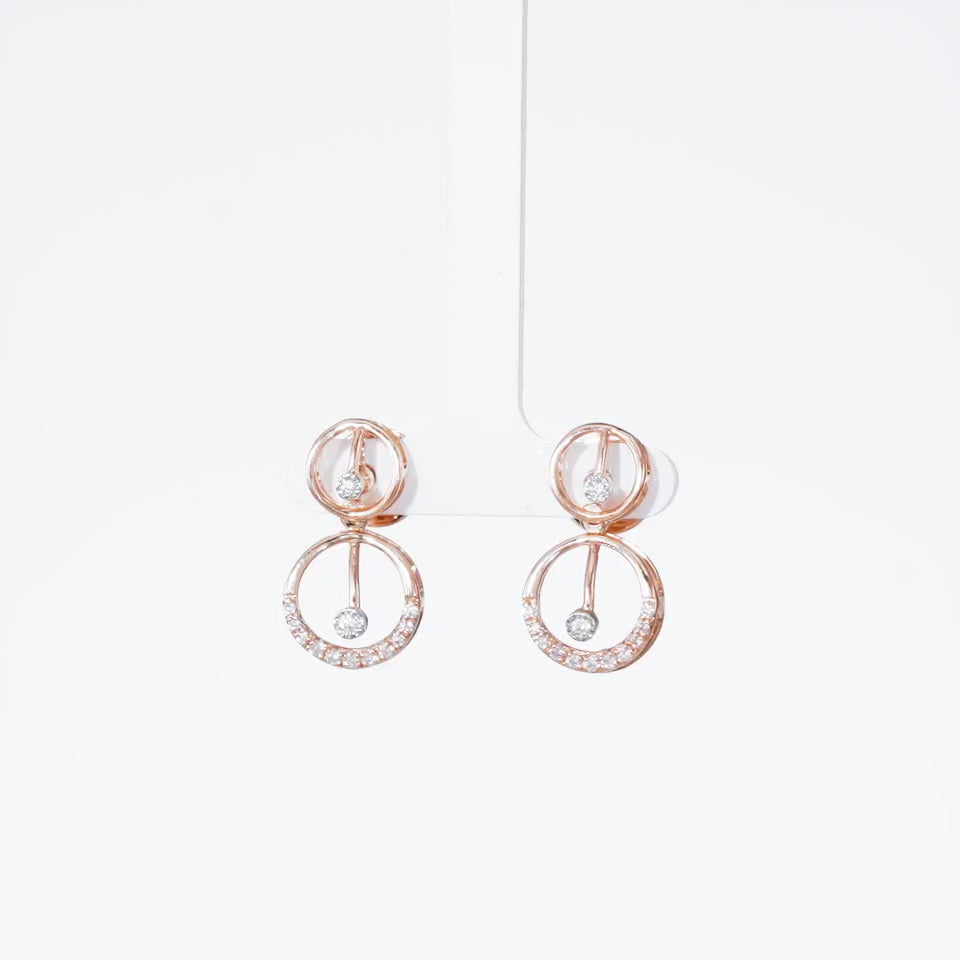 Glitterling Orbits Diamond Necklace Set