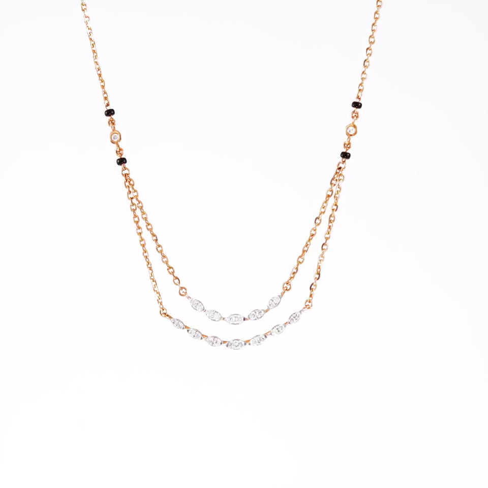 Dual Grace Diamond Mangalsutra