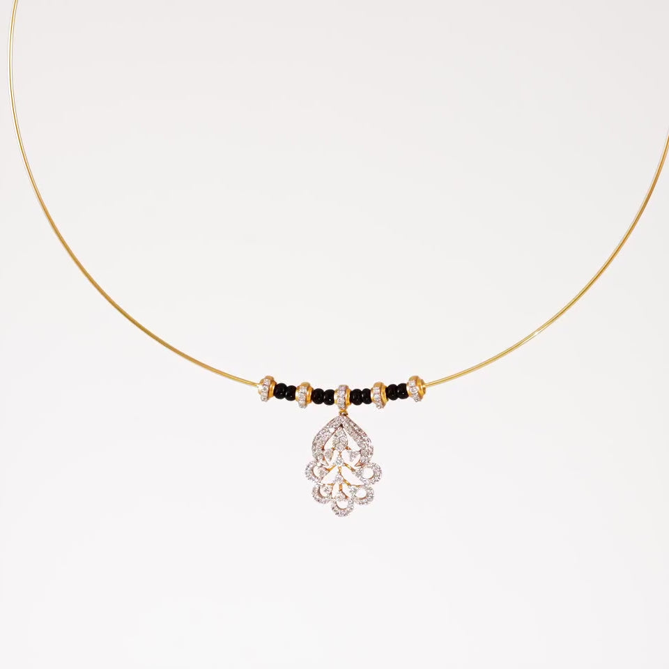 Vintage Link Diamond Mangalsutra