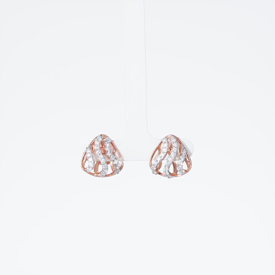 Filigree Flare Diamond Necklace Set