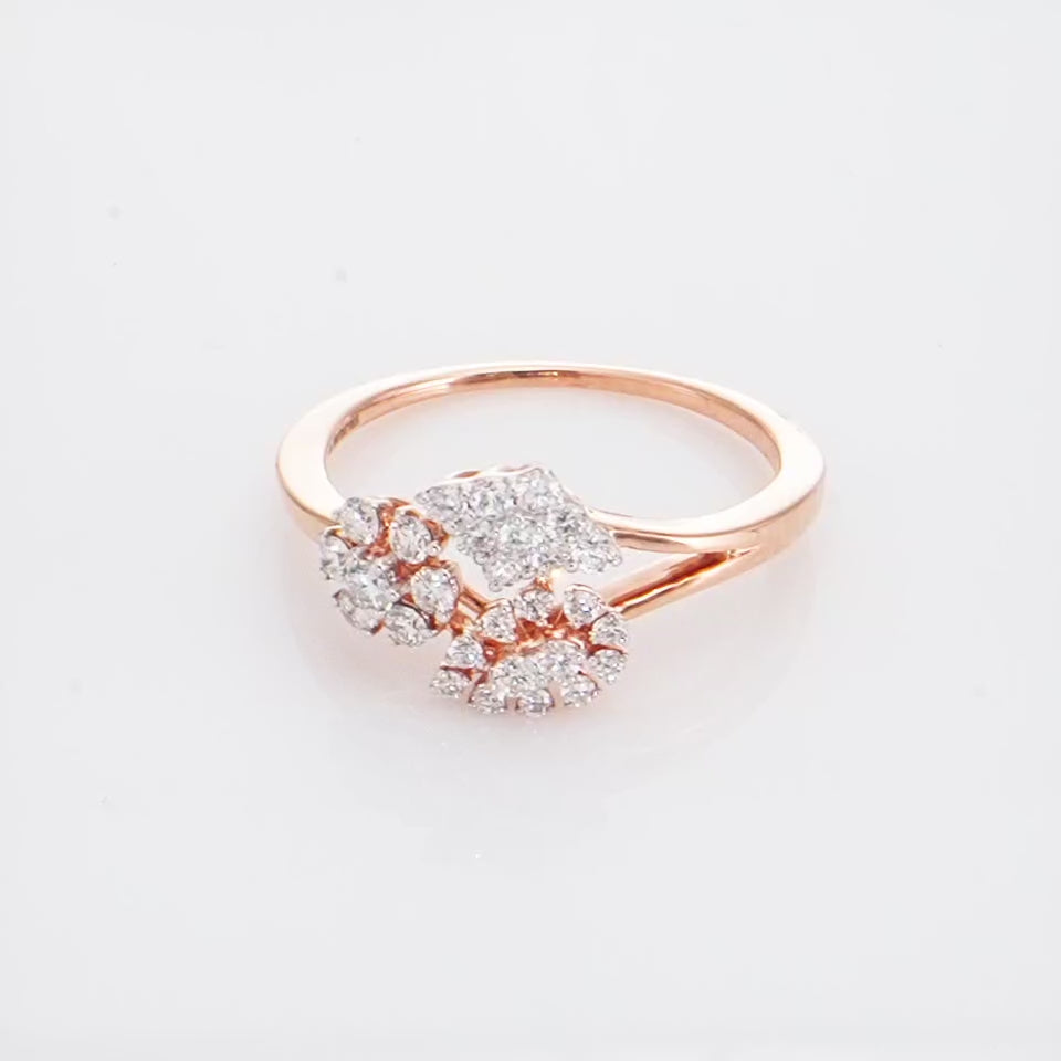 Nebula Cluster Diamond Finger Ring