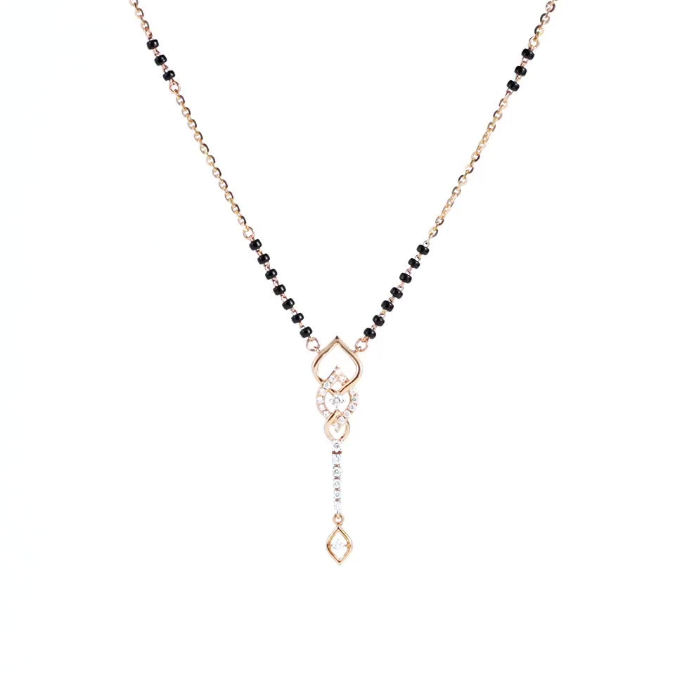 Starlit Silhouette Diamond Mangalsutra