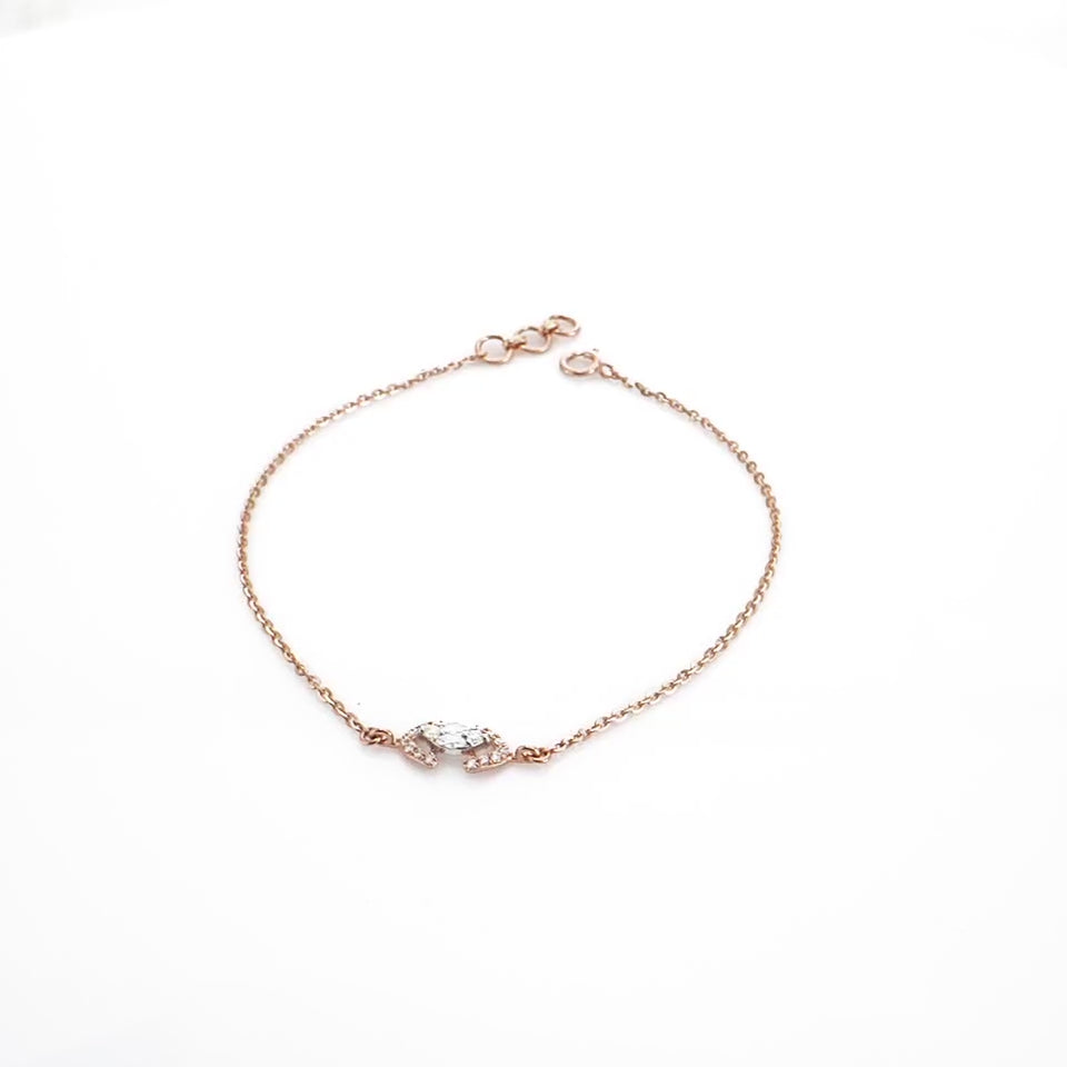 Glazing Core Diamond Bracelet