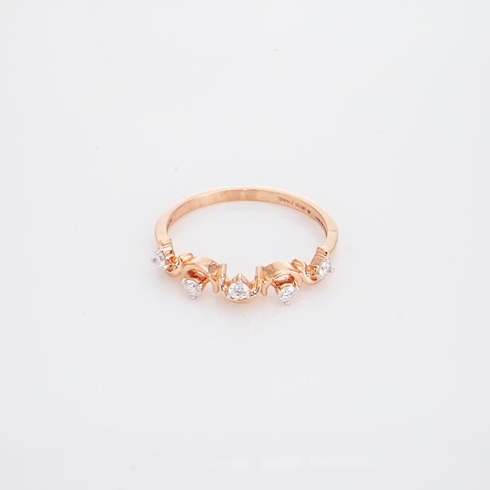 Cosmic Stars Diamond Finger Ring