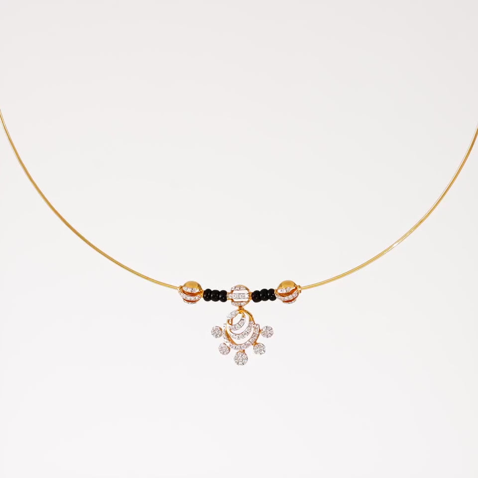 Dainty Core Diamond Mangalsutra