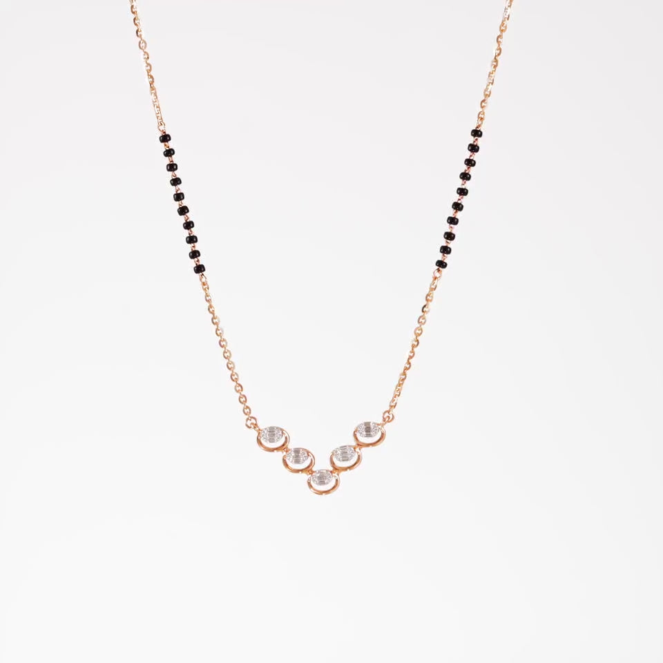 Elite Aura Diamond Mangalsutra